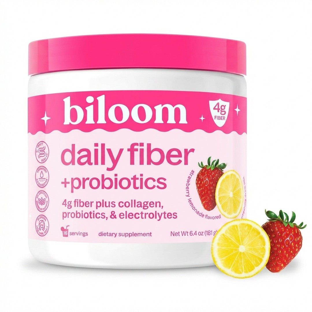 Biloom Daily Fiber + Probiotics — The Gentle 4-in-1 That Calms Your Belly